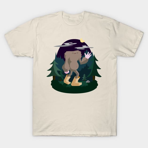 The Legendary Bagfoot T-Shirt by Monkopotamus